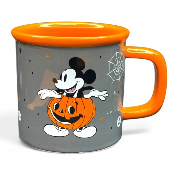 Hallmark Disney Halloween Mickey Mouse Mug - Orange and Gray Mickey Mouse - Picture 1 of 5